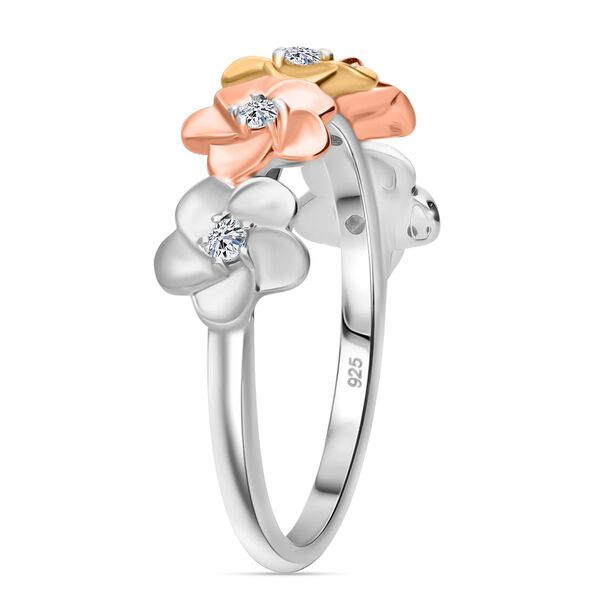 LUXURIANT DIAMOND- dreifarbige SI-GH Labor Diamant Ohrringe und Ring image number 9