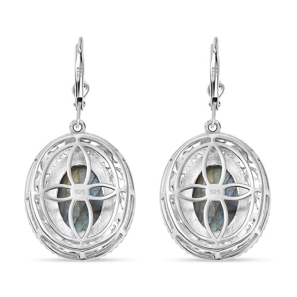 Labradorit Ohrringe - 12,71 ct. image number 5