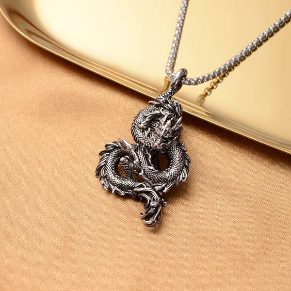 Anhänger mit Kette, 58 cm, Edelstahl image number 2