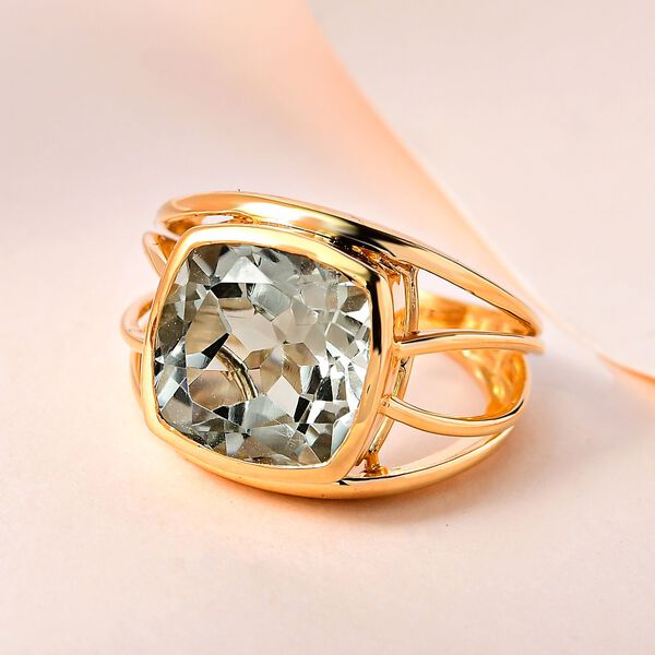 Prasiolith Ring - 5,09 ct. image number 2