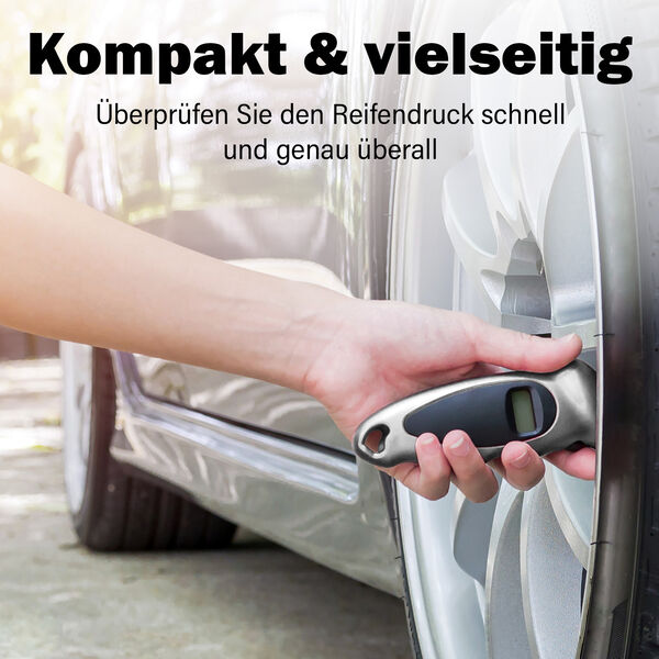 Digitaler Reifendruckmesser, Silber image number 2