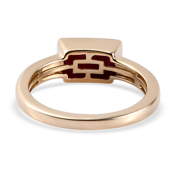 AAA Rubin Solit&auml;r-Ring, 585 Gelbgold  ca. 1,03 ct image number 6