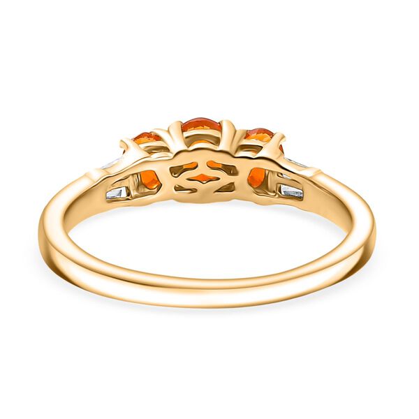 D'Joy AAA Blaze Feueropal und Zirkon Ring - 0,70 ct. image number 5