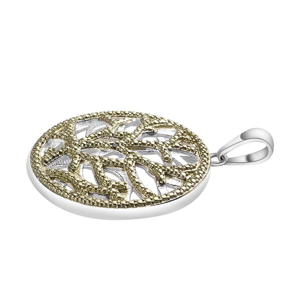 Lebensbaum-Anhänger mit grünen Diamantakzenten image number 3