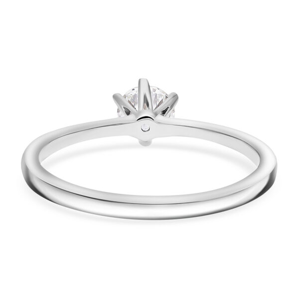 LUXURIANT IGI zertifizierter SI-GH Labor Diamant Ring in 950 Platin- 0,75 ct. image number 5