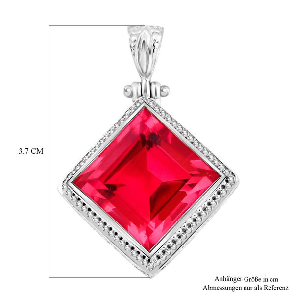 Royal Bali Kollektion - Padparadscha Triplett Quarz Anh&auml;nger - 18,65 ct. image number 5
