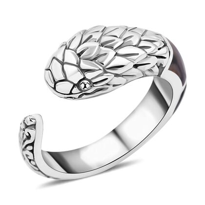 Royal Bali - Abalone Muschel Ring 925, Silber (Gr&ouml;&szlig;e 17.00)