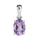 Rose De France Amethyst Anhänger 925 Silber rhodiniert ca. 1.13 ct