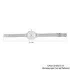 STRADA - Japanisches Uhrwerk, Weißer Kristall, 8.5 cm, Reiner Edelstahl, silberfarben image number 6