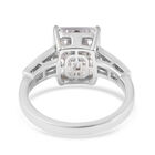 LUSTRO STELLA Premium AAA kubisch Zirkonia Ring 925 Silber Platin-Überzug image number 4