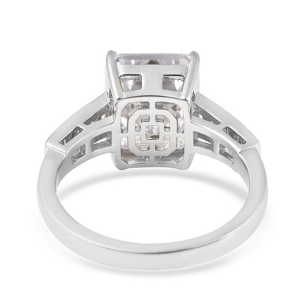 LUSTRO STELLA Premium AAA kubisch Zirkonia Ring 925 Silber Platin-Überzug image number 2