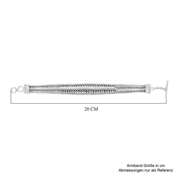 925 Silber Armband ca. 19 cm ca. 47,80g image number 5
