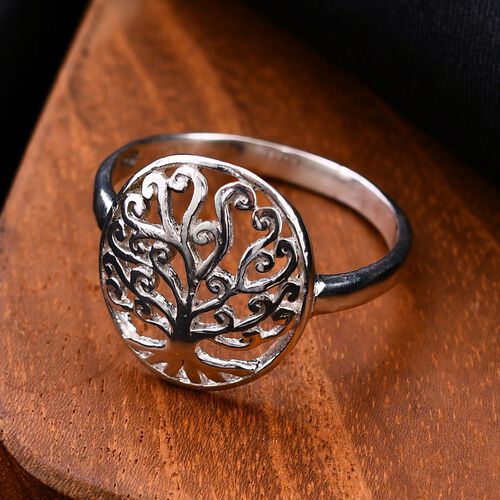 Royal Bali Kollektion- Lebensbaum Ring image number 1