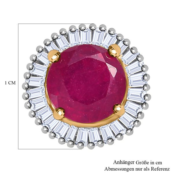 AAA afrikanischer Rubin und Diamant-Anh&auml;nger - 1,44 ct. image number 6
