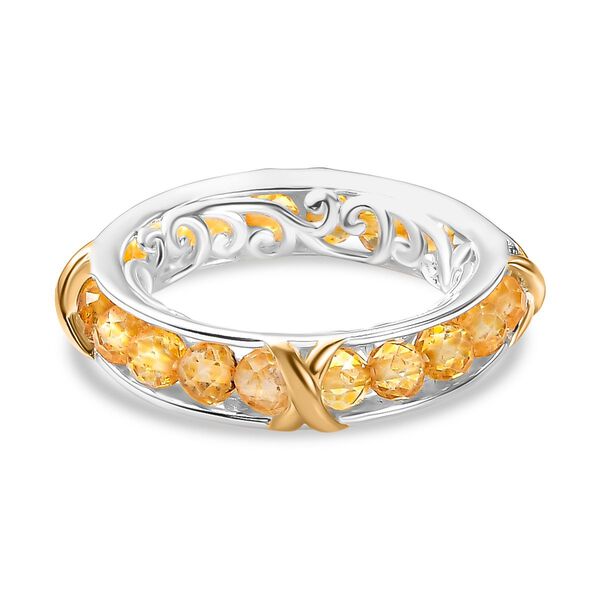 Citrin Ring Messing (Gr&ouml;&szlig;e 16.00) ca. 9,00 ct image number 6