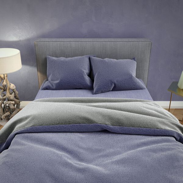 Leonardo Vicenti - Supersoft-Bettw&auml;sche- 2tlg. Set, marineblau image number 5