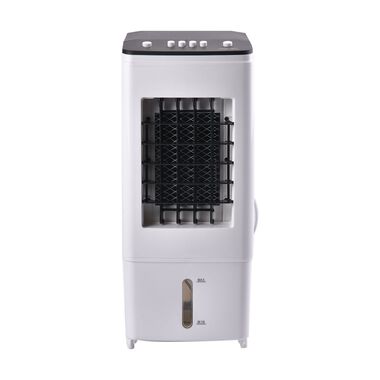 Mobiler Klimaanlagen-Ventilator, schwarz-weiß