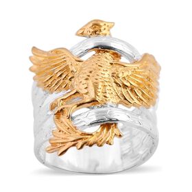 Royal Bali - 925 Silber Ring, vergoldet (Größe 16.00) ca. 8,67g