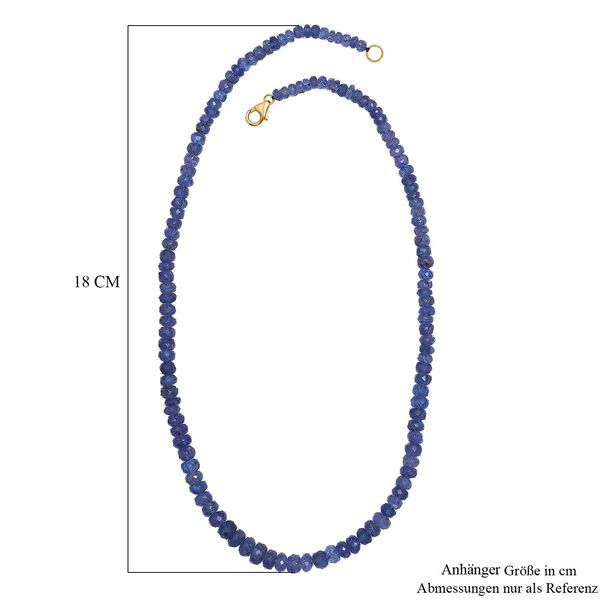 AAA Tansanit Halskette, 45cm - 134,23 ct. image number 5