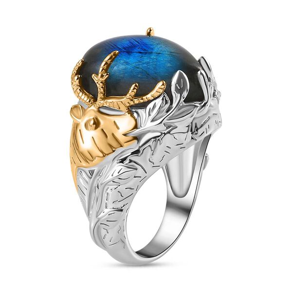 AAA Labradorit Ring - 11,87 ct. image number 6