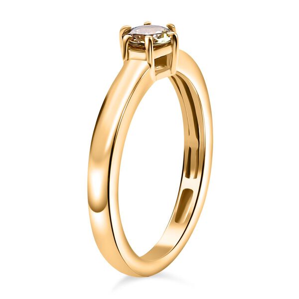 AA Natürlicher, goldener Tansanit Ring - 0,58 ct. image number 5