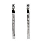 Diamant Ohrringe 925 Silber platiniert ca. 0,20 ct