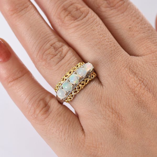 D'Joy AA Natürlicher, äthiopischer Welo Opal Ring - 1,14 ct. image number 2