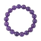 AAA Afrikanischer Amethyst (11-13 mm) Armband, 18 cm, 925 Silber, ca. 209,00 ct
