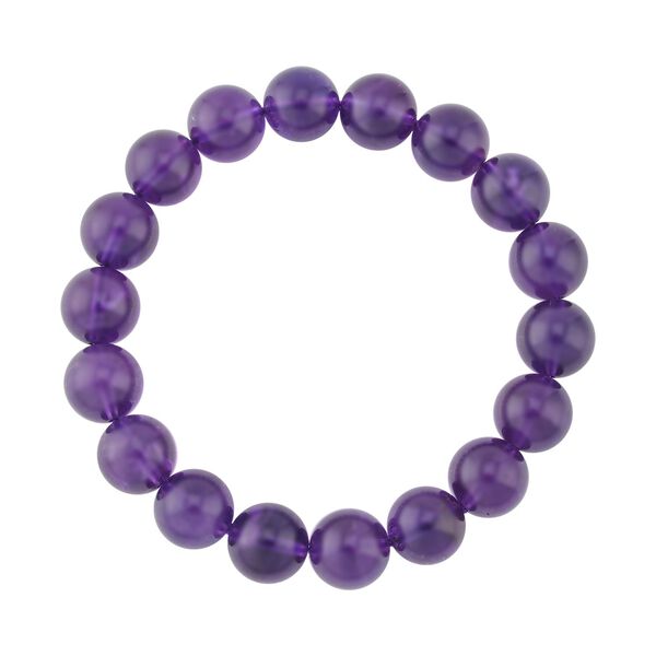 AAA flexibles, afrikanisches Amethyst-Armband - 209 ct.