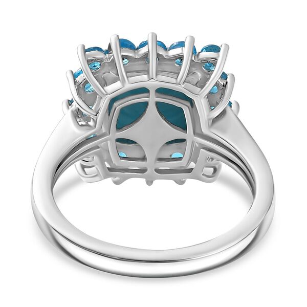 AA Sleeping Beauty Türkis und Neon Apatit Ring - 4,15 ct. image number 6