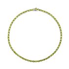 Zierlicher Peridot-Eternity-Choker-Halskette- 53,67 ct. image number 0