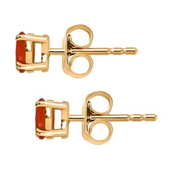 D'Joy AA mexikanische purpurrote Feueropal Ohrringe - 0,32 ct.