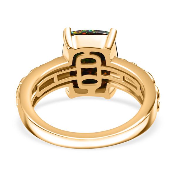 Labor schwarzer Opal-Ring - 1,72 ct. image number 6