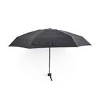 Sturmfester Poket-Regenschirm mit UV-Schutz 58 cm, Schwarz