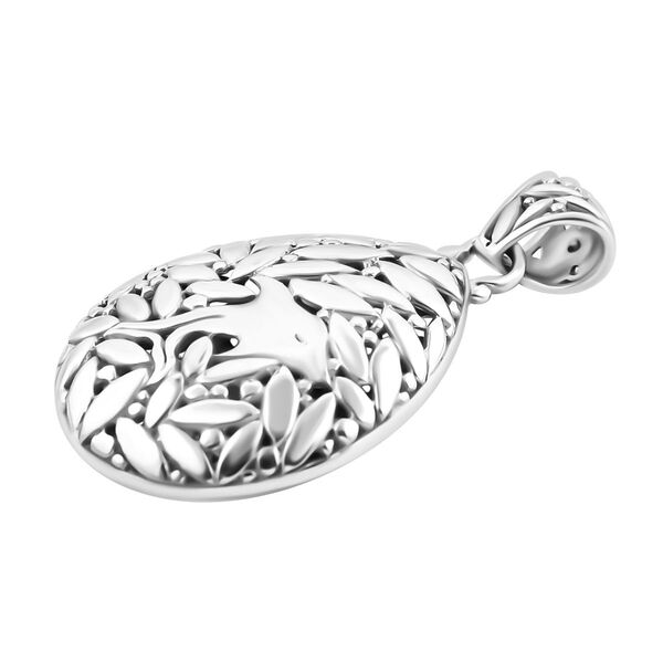 Royal Bali Kollektion- Strukturierter Anh&auml;nger in 925 Silber image number 3