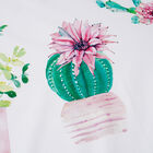 Wasserdichte PVC Tischdecke, Kaktus Muster image number 1