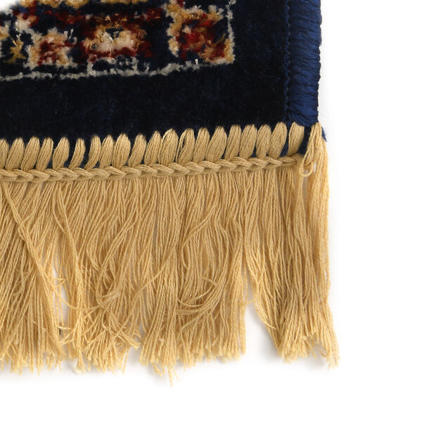 Bedruckter Perserteppich mit Fransen, Gr&ouml;&szlig;e 66x180 cm, Blau image number 5