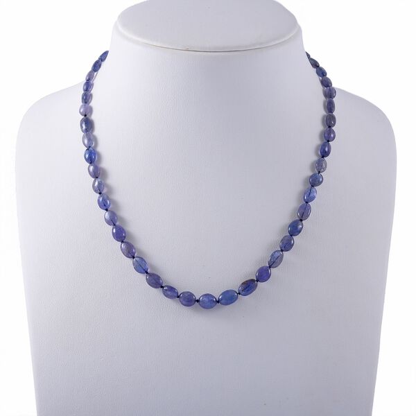 Tansanit Halskette ca. 45 cm 585 Gold ca. 100,00 ct. image number 1