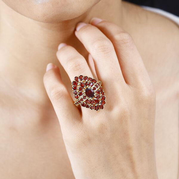 Roter Granat-Ring - 8,03 ct. image number 3