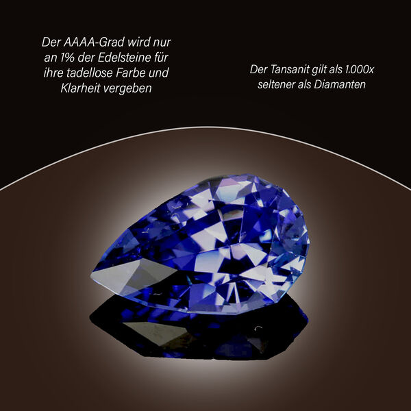 RHAPSODY AAAA Tansanit und VS EF Diamant Ring in 950 Platin - 1,79 ct. image number 3