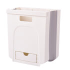 Faltbarer, aufhängender Mülleimer, Kapazität 10L, 26x24x10 cm, Weiß