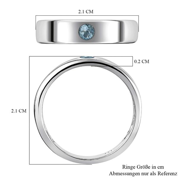 Santamaria Aquamarin Solit&auml;r Ring - 0,09 ct. image number 7