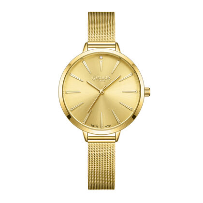 Gamages Of London Spectacle Schweizer Uhrwerk Diamond Set Damenuhr - goldene