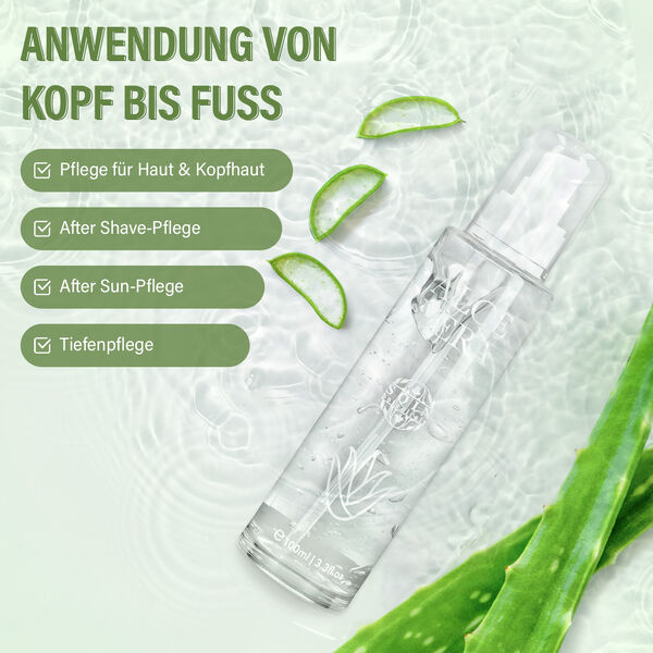 SQIN BOTANICALS Aloe-Vera-Gel mit Vitamin A und E, 100ml image number 1