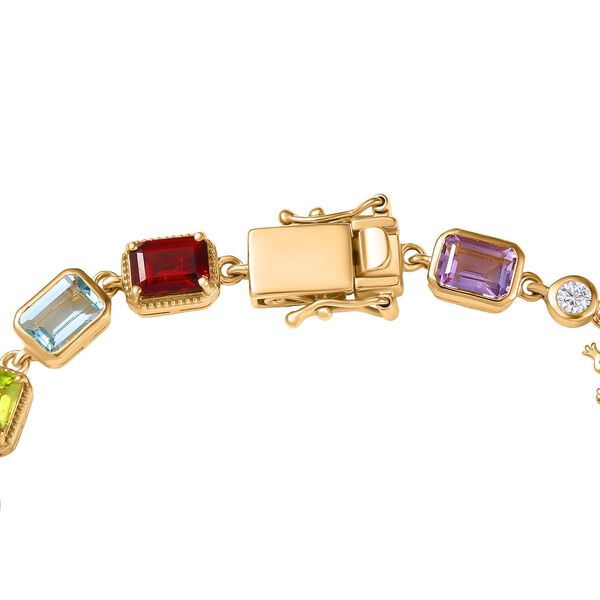 GP Trionfo Kollektion - Multi-Edelstein und blaues Saphir-Armband, 19cm - 10,41 ct. image number 5