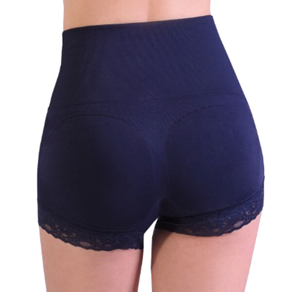 SANKOM Damen Haltungskorrektur Panty mit Spitze Shapewear, Gr&ouml;&szlig;e XXL, Dunkelblau image number 4