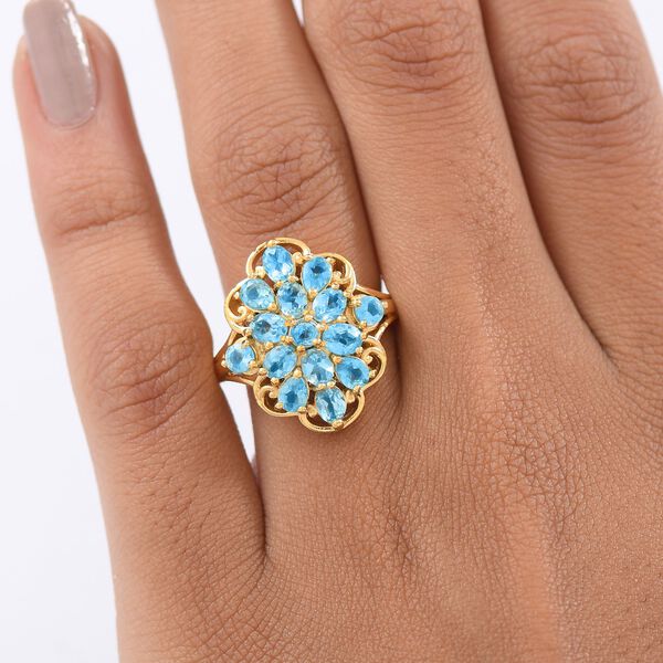 D'Joy Betroka blauer Apatit Ring - 2,57 ct. image number 3