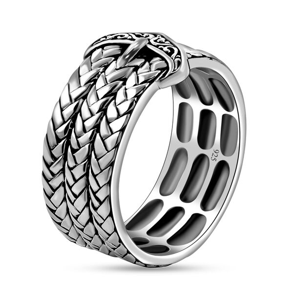 Royal Bali Kollektion - Schnalle Ring 925 Silber image number 4