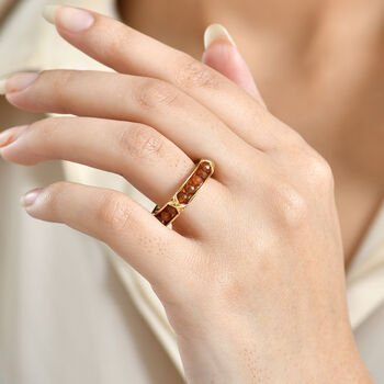 EverTrue Hessonit Granat Ring - 10,92 ct.