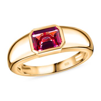 Labor roter Beryll-Ring - 0,94 ct.